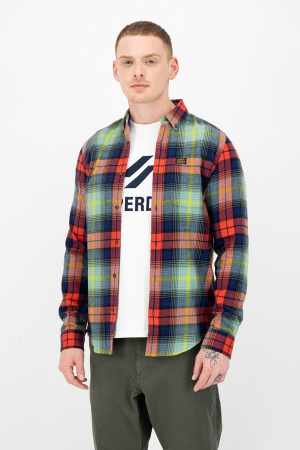 Camasa imprimeu carouri SUPERDRY, S [0]