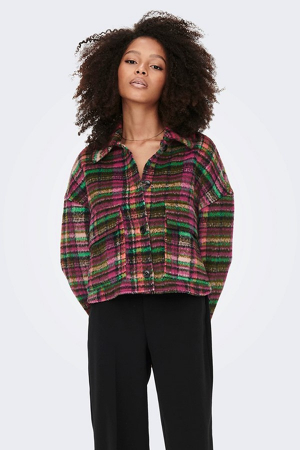 Pentru ea - Jacheta tip camasa Multicolor, Only, M