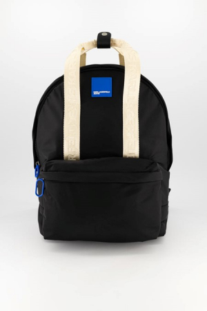 Pentru ea - Rucsac cu detalii logo Negru Karl Lagerfeld Jeans, marime universala