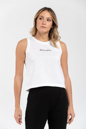 Tricou fără mâneci Champion, alb