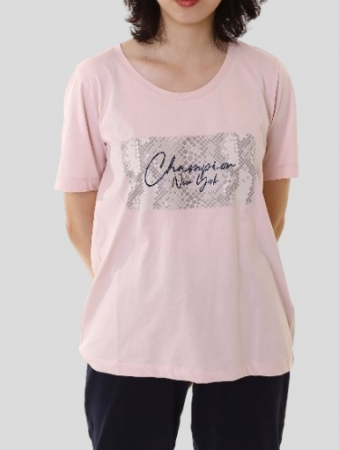 Tricou Champion, roz
