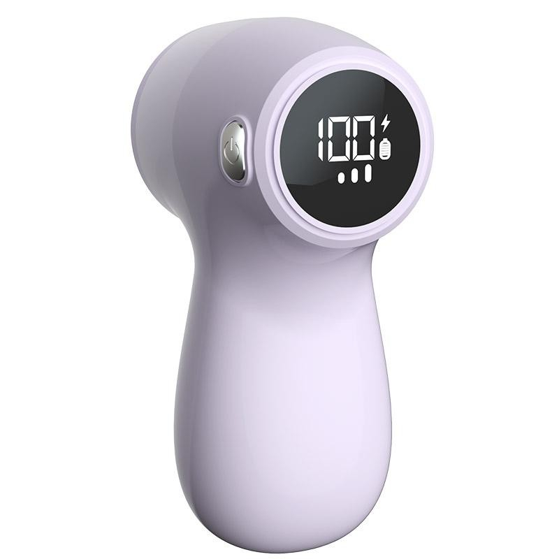 Aparat electric de curatat scame 2in1, indepartare scame si aspirare, 15 x 8.5 cm, din abs si otel inoxidabil, incarcare usb tip c, mov [2]