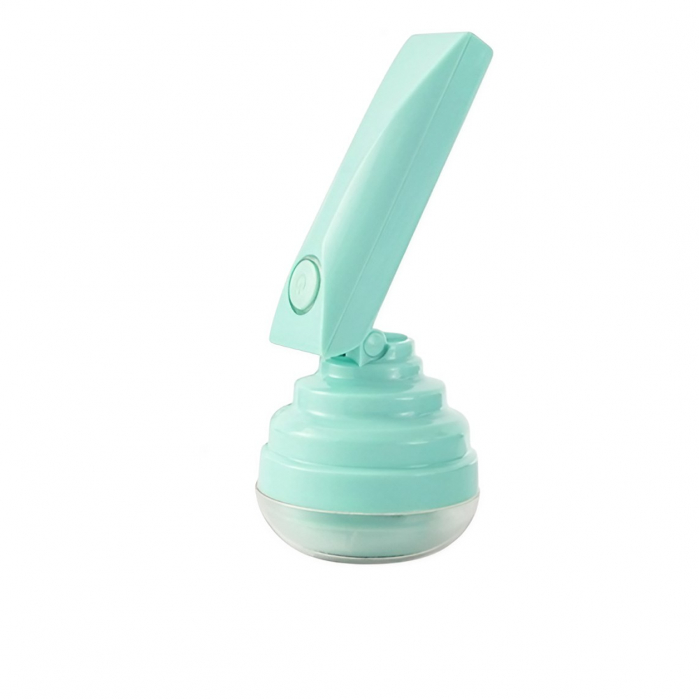 Aparat pentru curatat scame, par si praf, trimmer pentru diferite tipuri de material, cu lame din otel inoxidabil, maner flexibil, incarcare prin usb, 13x8 cm, verde [1]