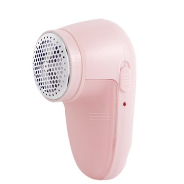 Aparat scame si par haine, electric, usb inclus, periuta curatare, pentru diferite tesaturi, 13 x 6.8 x 5.8 cm, roz [1]