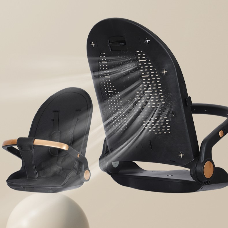 Carucior sport  3in1, 6-36 luni, reversibil, pliabil, tavita pentru masa, pozitie de somn, centura de siguranta, roti 360, suport pahar, copertina pentru soare, 32x63x95cm, bej model cosmos [5]