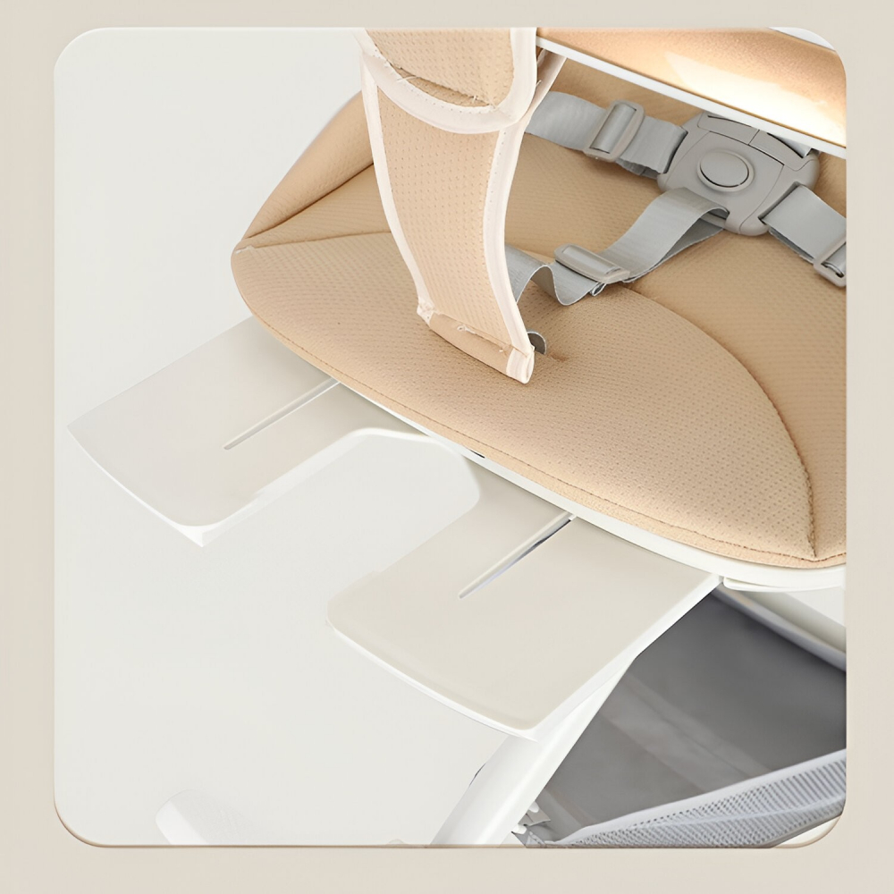 Carucior sport  3in1, 6-36 luni, reversibil, pliabil, tavita pentru masa, pozitie de somn, centura de siguranta, roti 360, suport pahar, copertina pentru soare, 33x66x85cm, alb model pisica [8]