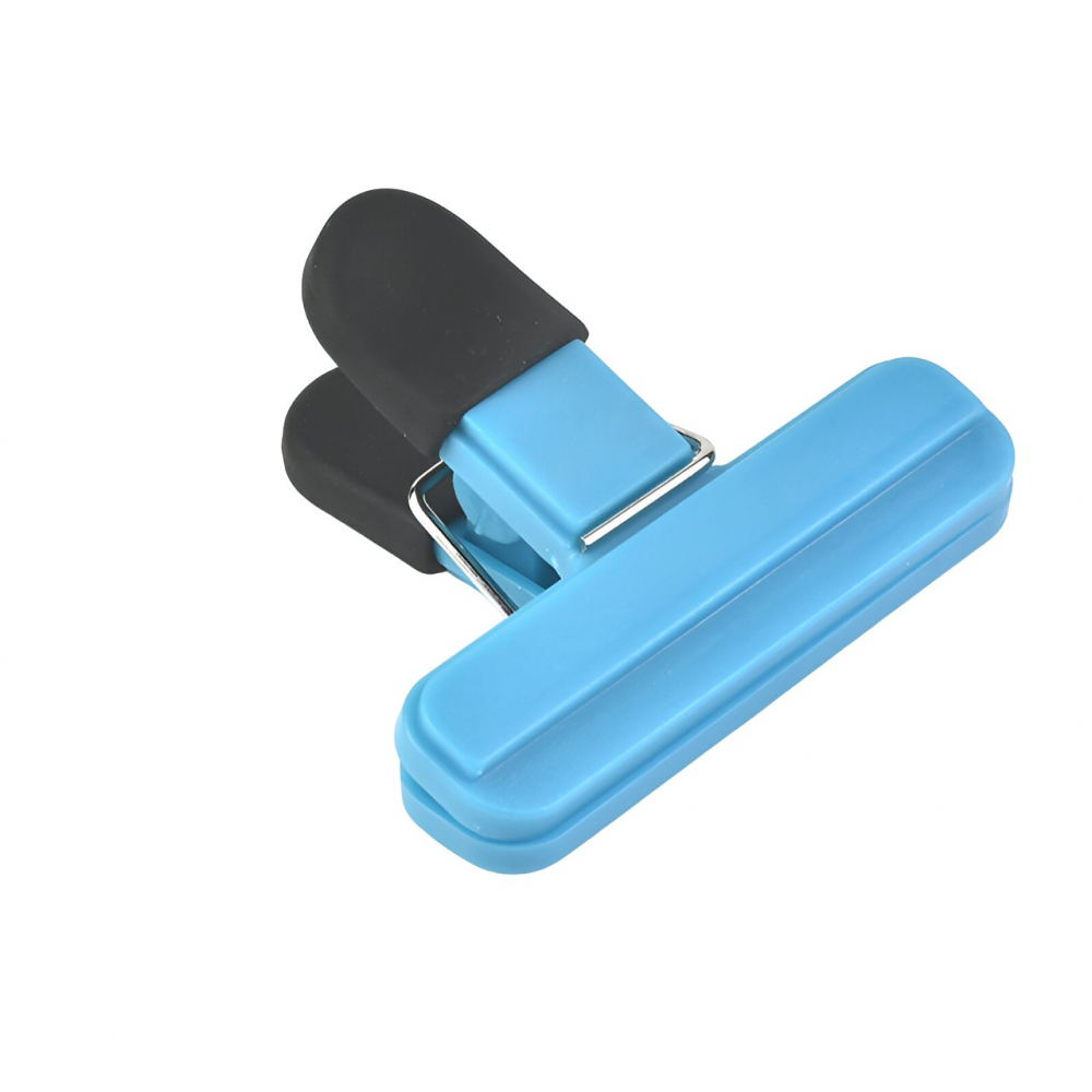 Cleste multifunctional pentru sigilarea pungilor, din plastic, mentine alimentele proaspete, 7x6.5 cm, albastru [1]