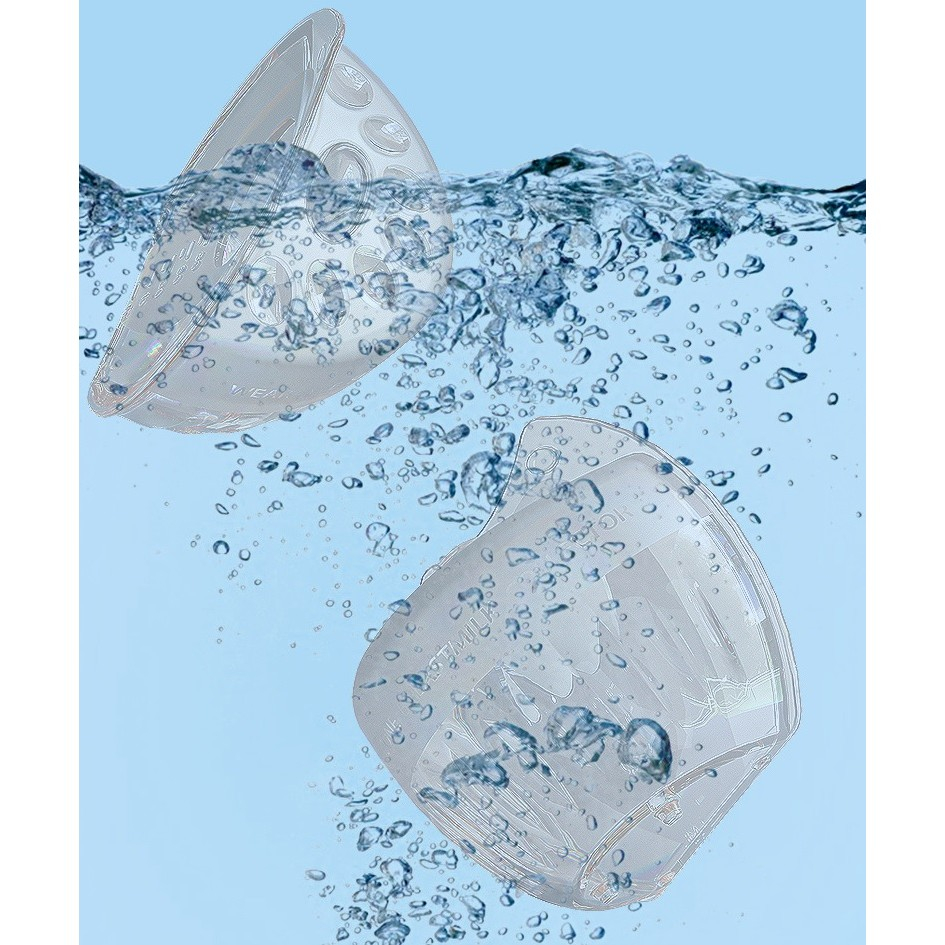 Colector de lapte matern, din silicon safety, anti-debordare, 80 ml, transparent [4]