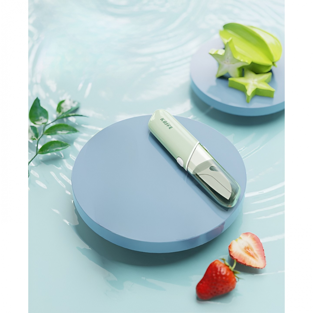 Cutit de fructe multifunctional, razatoare, curatator fructe-legume, deschizator de sticle, 18.1x3.8x2cm, verde [3]