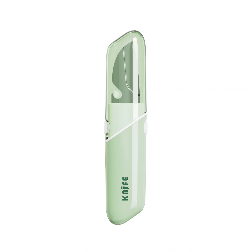 Cutit de fructe multifunctional, razatoare, curatator fructe-legume, deschizator de sticle, 18.1x3.8x2cm, verde [1]