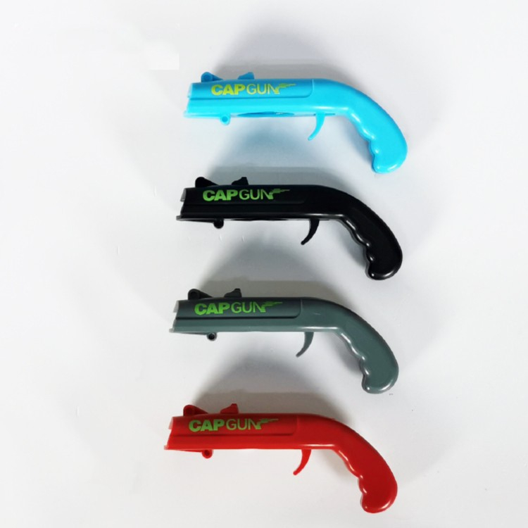 Deschizator de sticle, model pistol, plastic, abs, pentru dopuri metalice, 13 x 6 x 3.7 cm, negru [2]