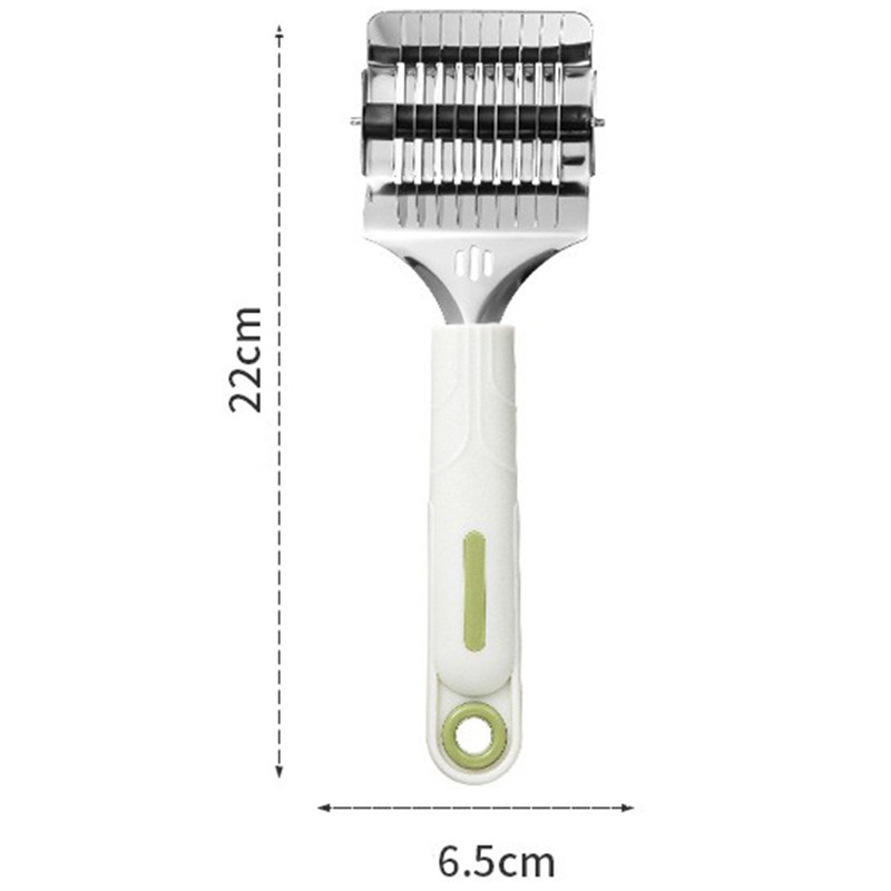Dispozitiv de taiat taietei, din plastic cu inox razatoare, curatator de legume-fructe, maner anti alunecare, 22 x 6.5 cm alb [2]