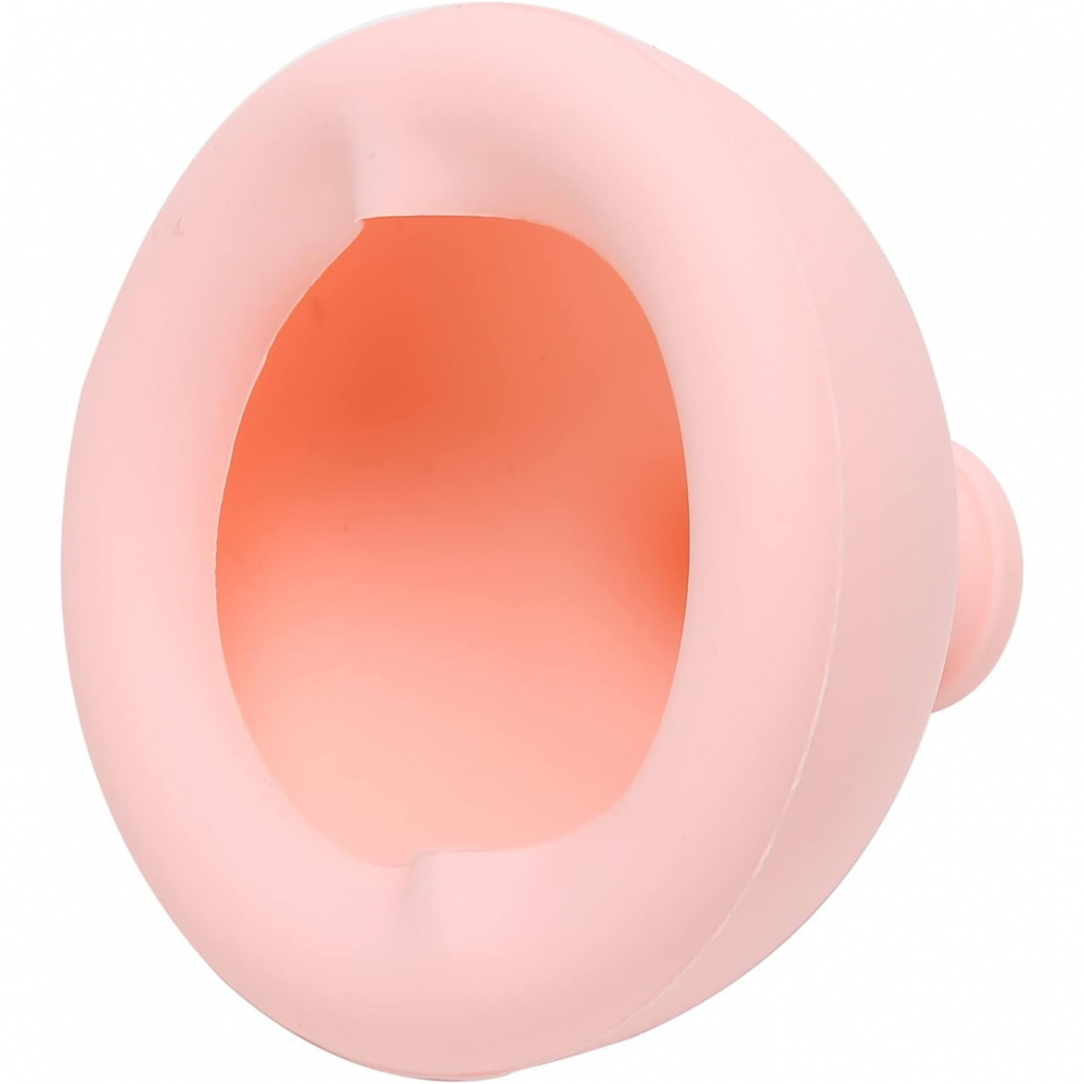 Dispozitiv terapeutic sputa, cupa pentru terapie toracica, dispozitiv de eructare, pentru sugari si copii, 7.5 x 6 cm, din silicon, roz [2]