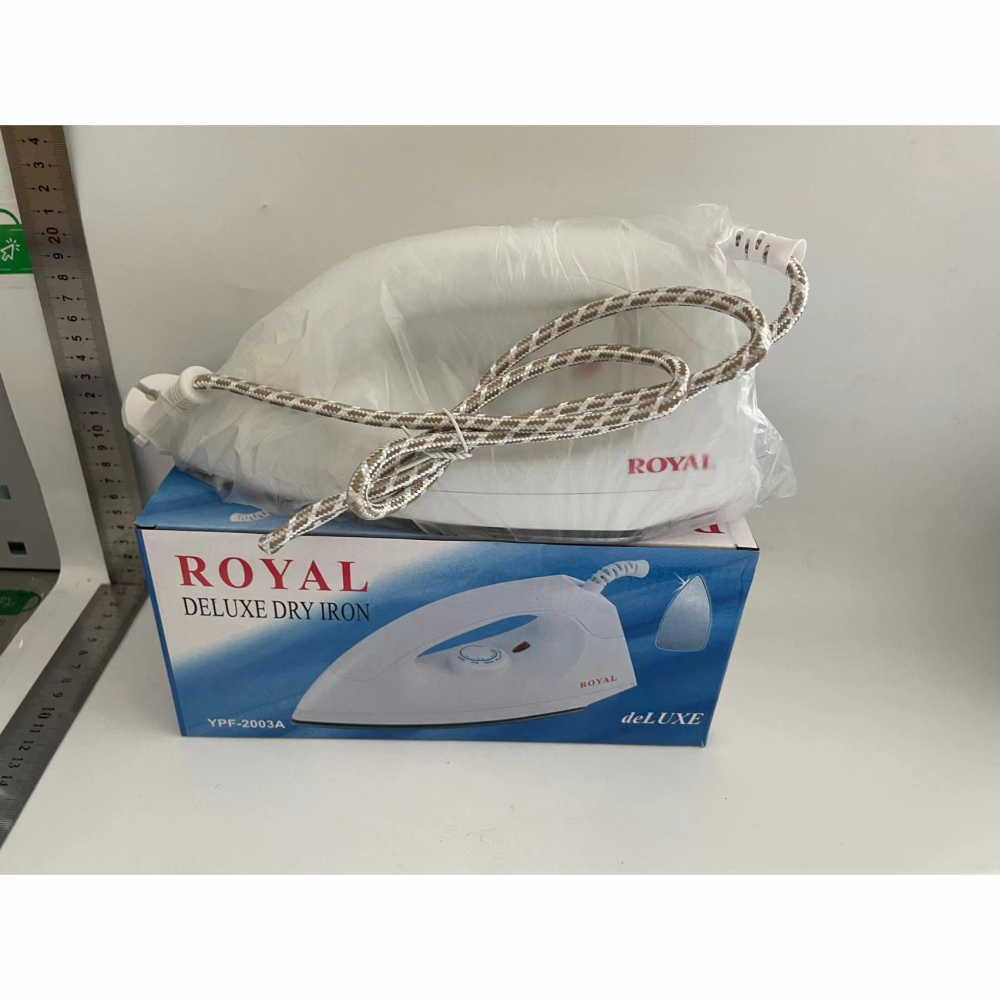 Fier de calcat royal, 1200w, cu abur, talpa ceramica, rezervor, functie anti calcar si auto curatare, 24.5x10.5x11.7 cm, alb [2]