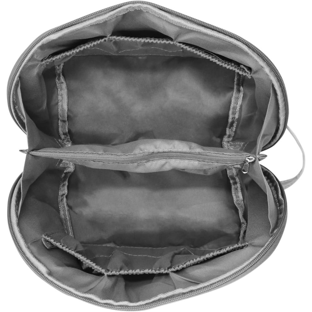 Geanta de depozitare 3 in 1, portabila, pentru lenjerie, sutiene si sosete, multi-functionala, pentru bagaj, calatorii si afaceri, 23 x 13 x 13, gri [2]