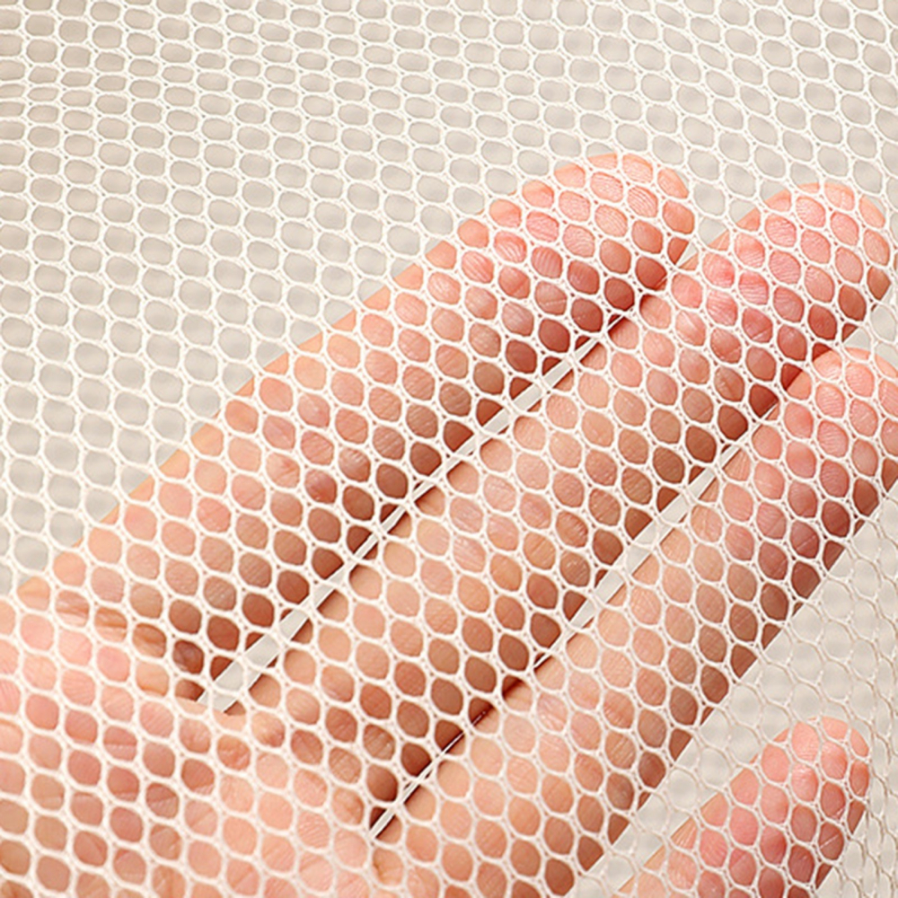 Geanta de depozitare, tip saculet, de agatat, multifunctionala, din plasa, 40 x 10 x 44 cm, maro [2]
