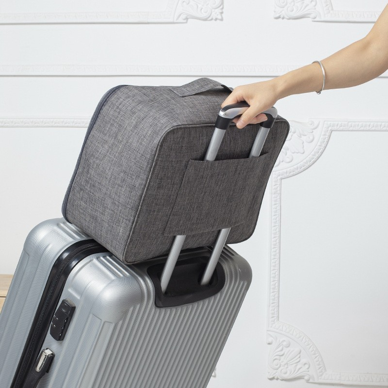 Geanta organizatoare  pentru cabluri si accesorii, portabila, impermeabila, 24,5 x 18 x10cm, gri [4]