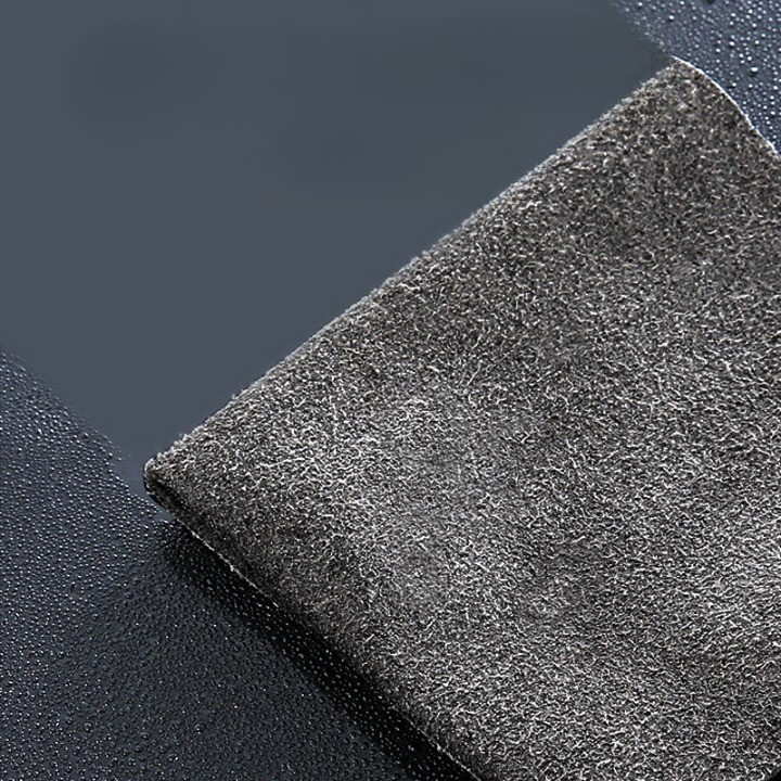 Laveta magica din microfibra, pentru stergerea sticlei, fara scame, absorbanta, 20x30 cm, gri [5]