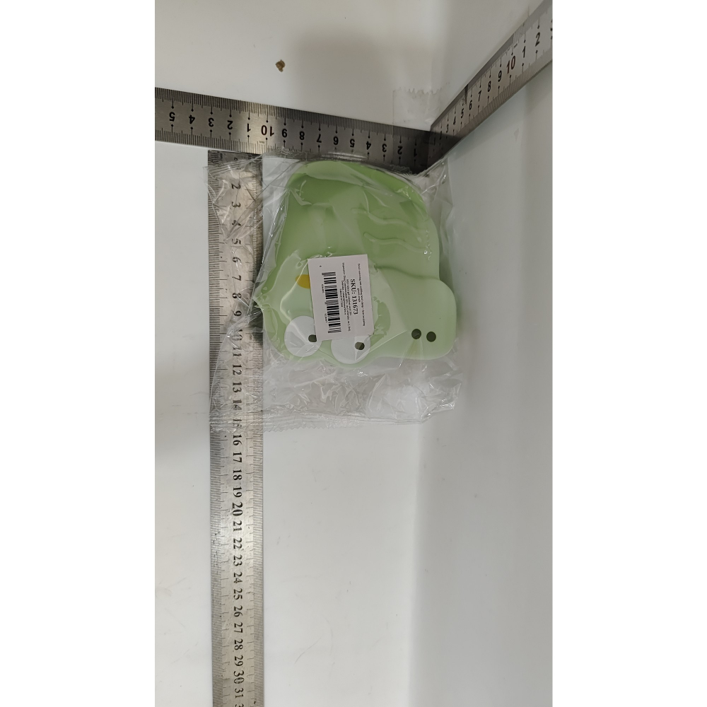 Manusa din silicon pentru cuptor, anti-alunecare, pentru capace, oale, tigai, de uz casnic, rezistent la temperaturi inalte, model animat, 10x12 cm, verde [3]
