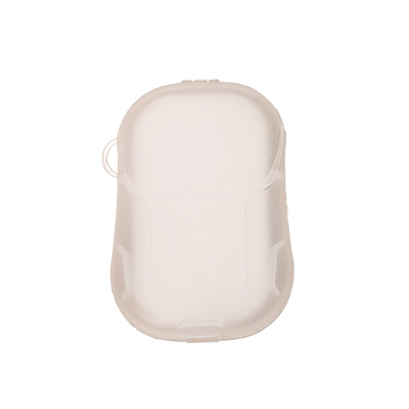 Mini cutie de sapun din hartie, de unica folosinta, portabila, potrivit pentru calatorii, 20 buc, alb [1]