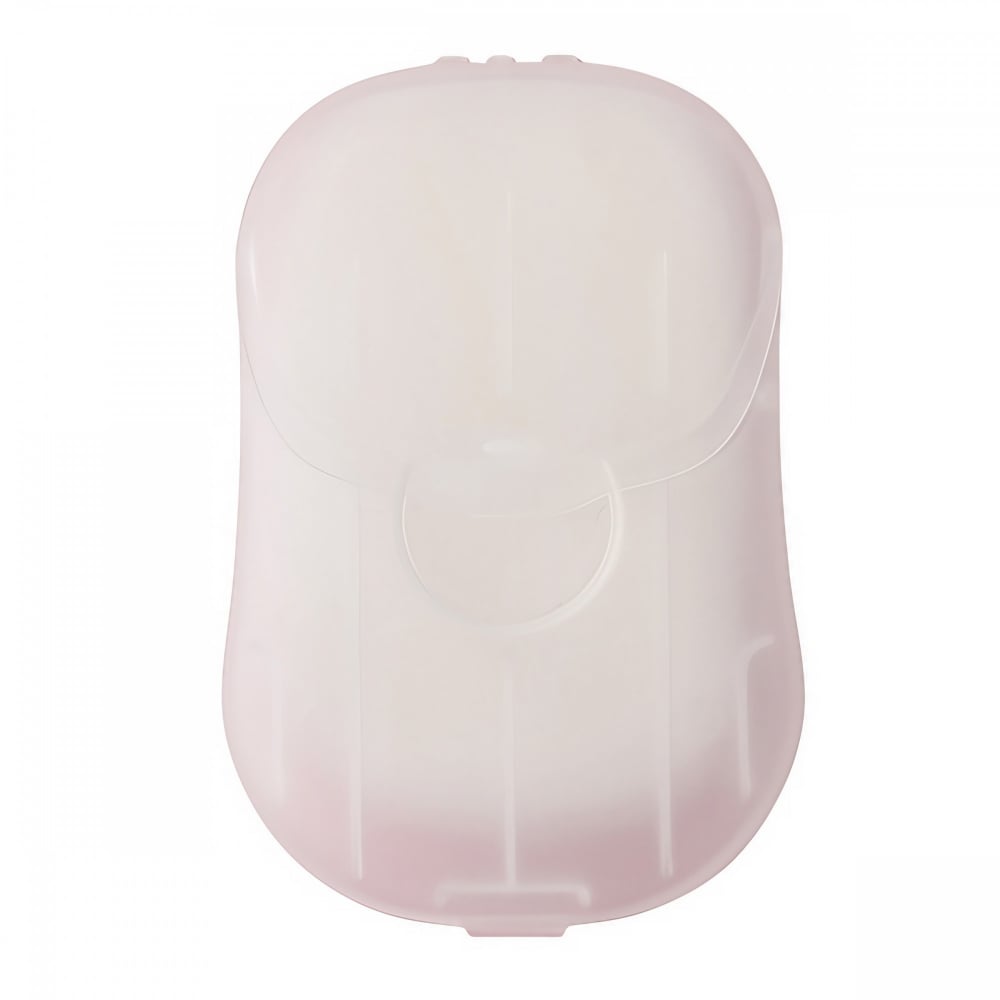 Mini cutie de sapun din hartie, de unica folosinta, portabila, potrivit pentru calatorii, 20 buc, alb [4]