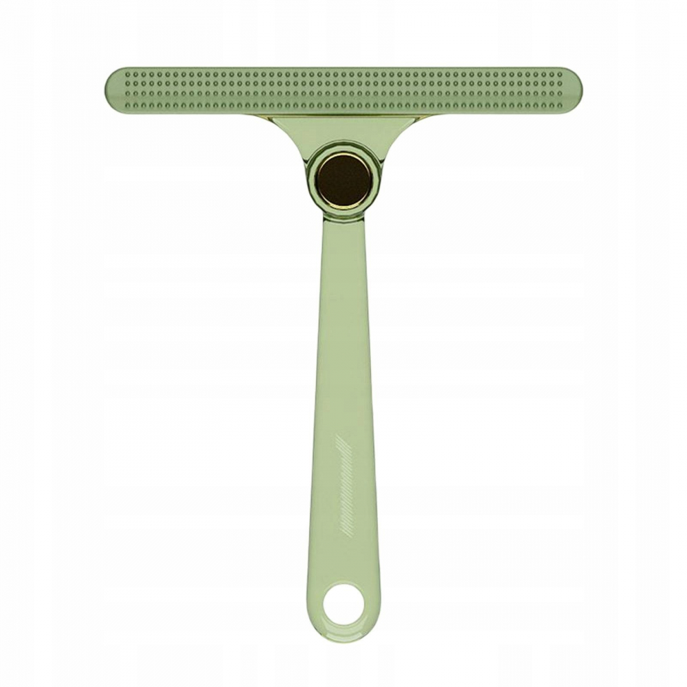 Perie de indepartare a scamelor, pentru haine si par de animale, cu doua fete, manual, multifunctional, 12x14.5 cm, accesoriu pentru casa, verde [10]