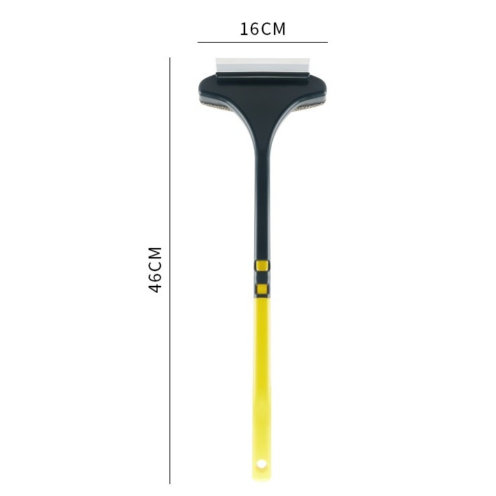 Perie de spalat si curatat geamuri, pentru plase si suprafete diverse, 46x16x5 cm, verde-galben [7]