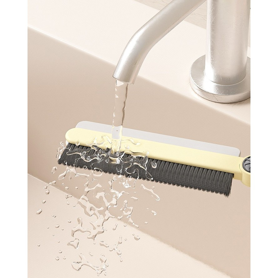 Perie multifunctionala si stergator, pentru spatii greu accesibile, 24.7 x 4.5 cm, alb laptos [10]