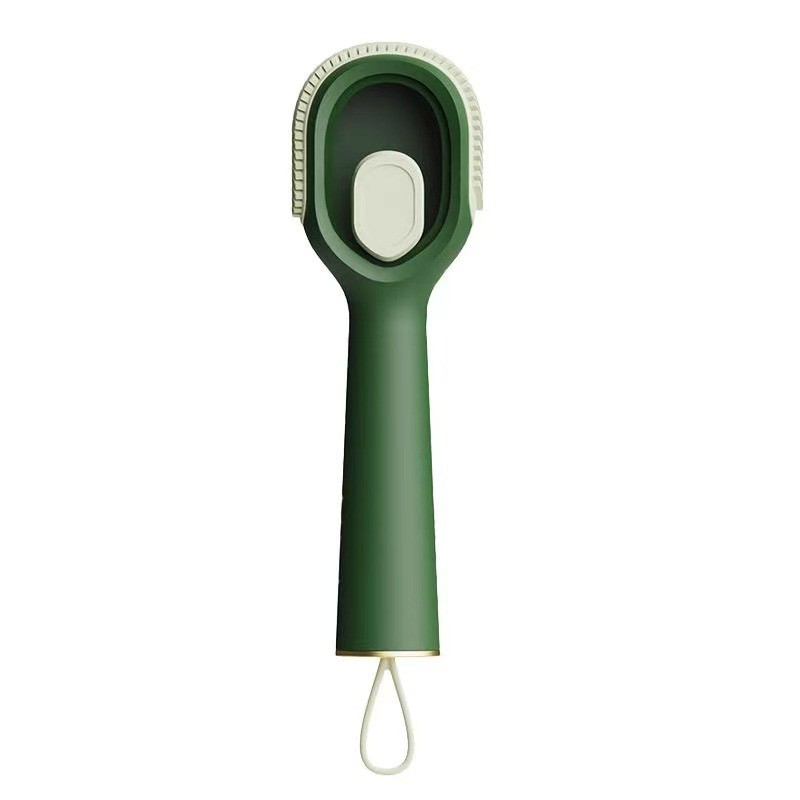 Perie pentru curatare incaltaminte cu recipient pentru detergent, perie multifunctionala pentru incaltaminte si lenjerie, cu peri moi, fara deteriorare, 22x6x4 cm, culoare verde [3]