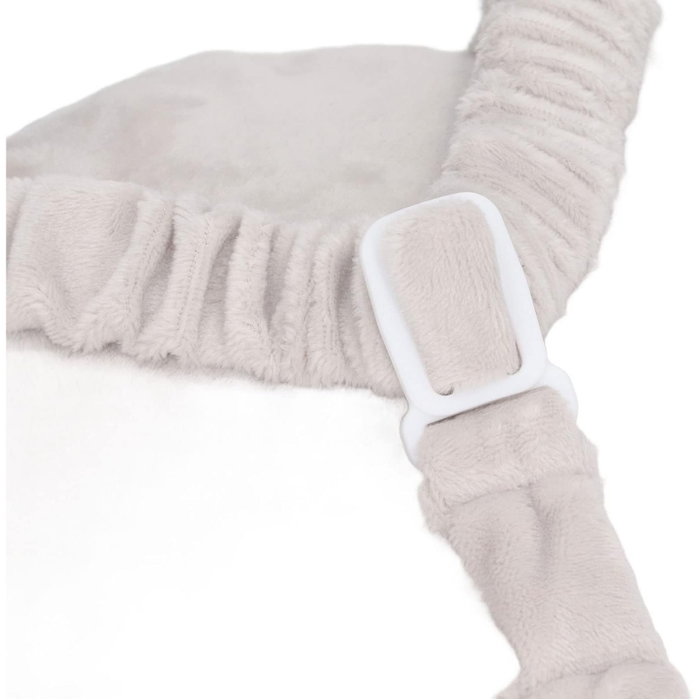 Perna tip rucsac pentru protectia capului, tetiera tip elefant de plus, pentru bebelusi, 33x6x19 cm, 180 g, gri [7]