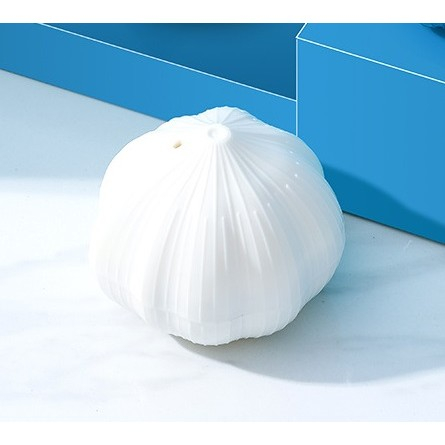 Presa manuala pentru usturoi, model usturoi, 7 x 7.5 cm, din plastic, alb [4]