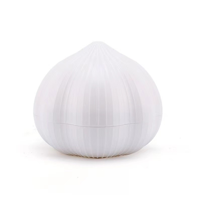 Presa manuala pentru usturoi, model usturoi, 7 x 7.5 cm, din plastic, alb [5]
