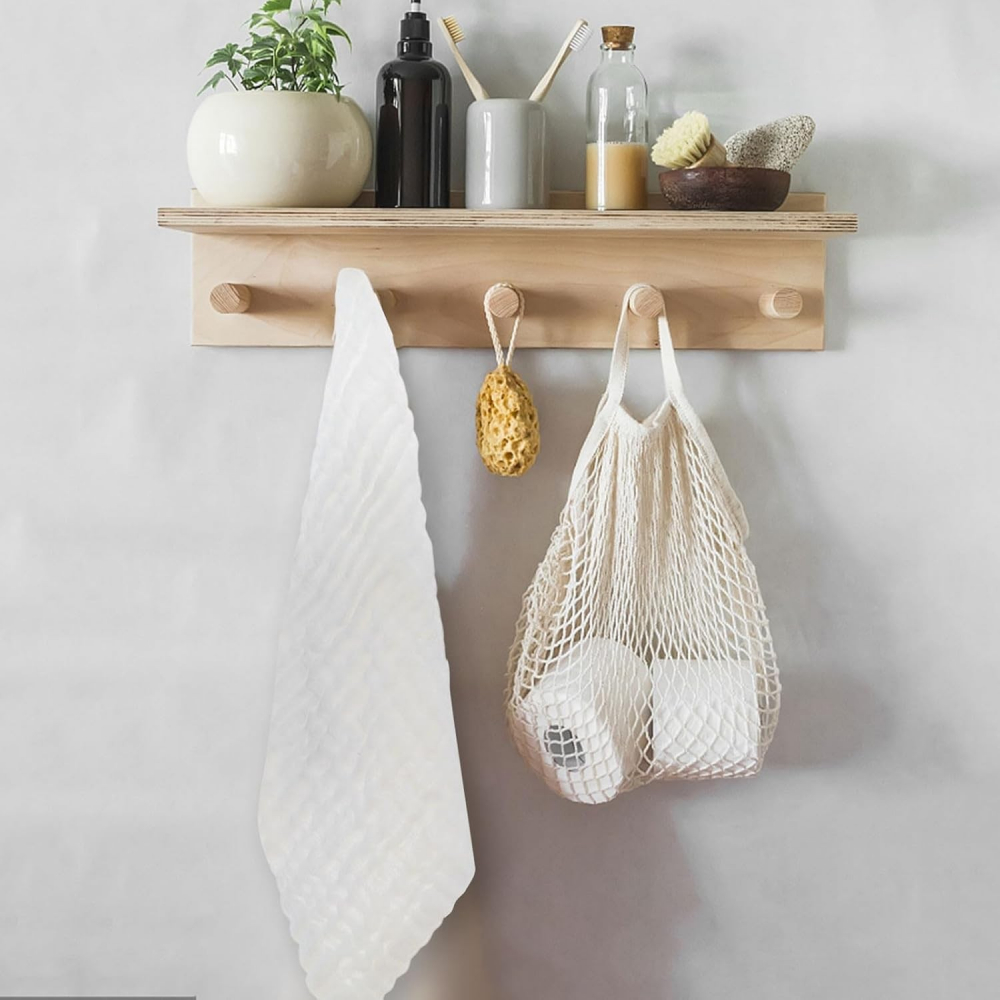 Prosop absorbant, din bumbac, 6 straturi, 30 x 30 cm, alb [2]