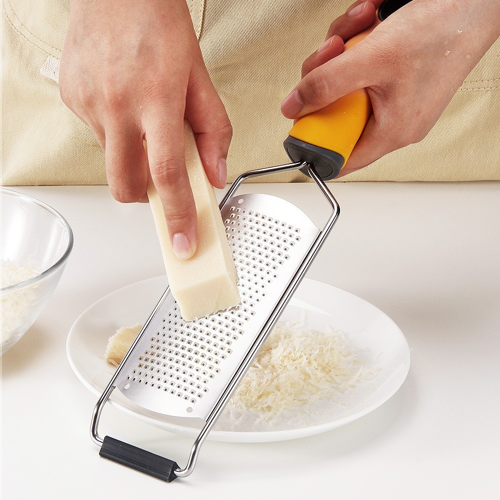 Razatoare manuala  perie inclusa, inox, usor de utilizat, 31x6.7 cm, galben [8]