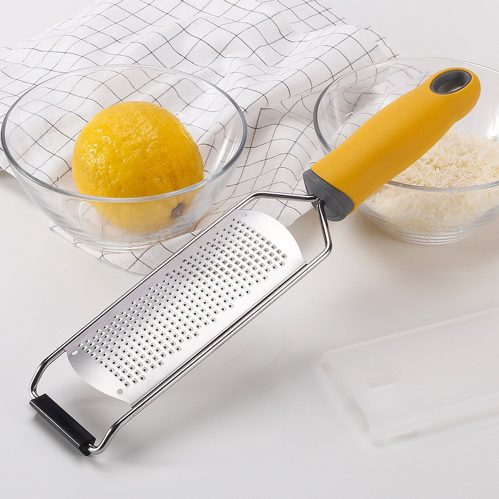 Razatoare manuala  perie inclusa, inox, usor de utilizat, 31x6.7 cm, galben [5]