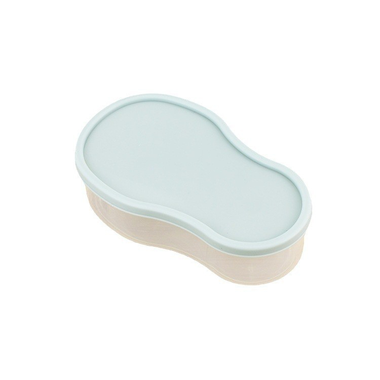 Recipient de depozitare avocado 5in1, etans, pentru frigider, din plastic, dispozitiv de taiat, curatat, feliat, 15x4.5x7 cm, gri [6]