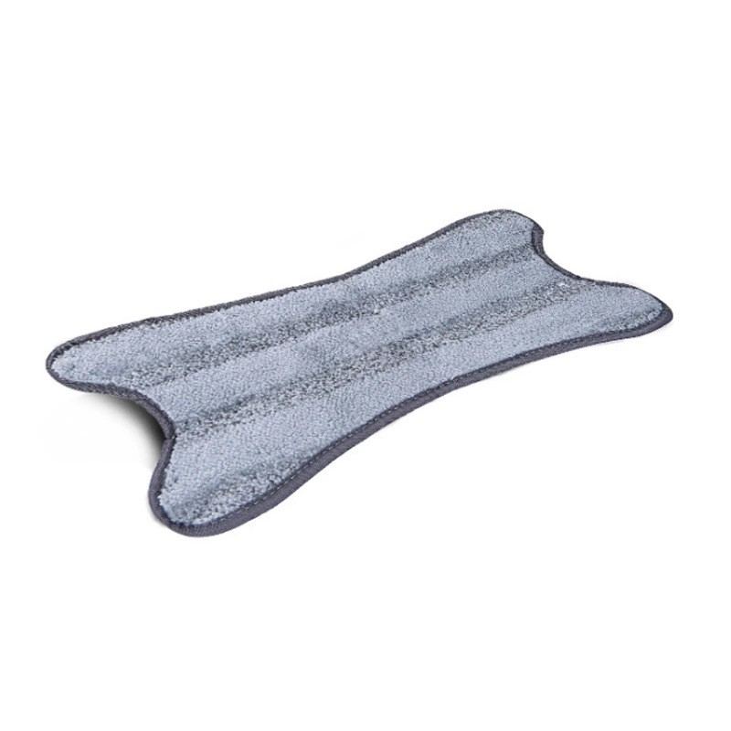 Rezerva mop plat, din fibre superfine, lavabila, 15 x 38 cm, argintiu [1]