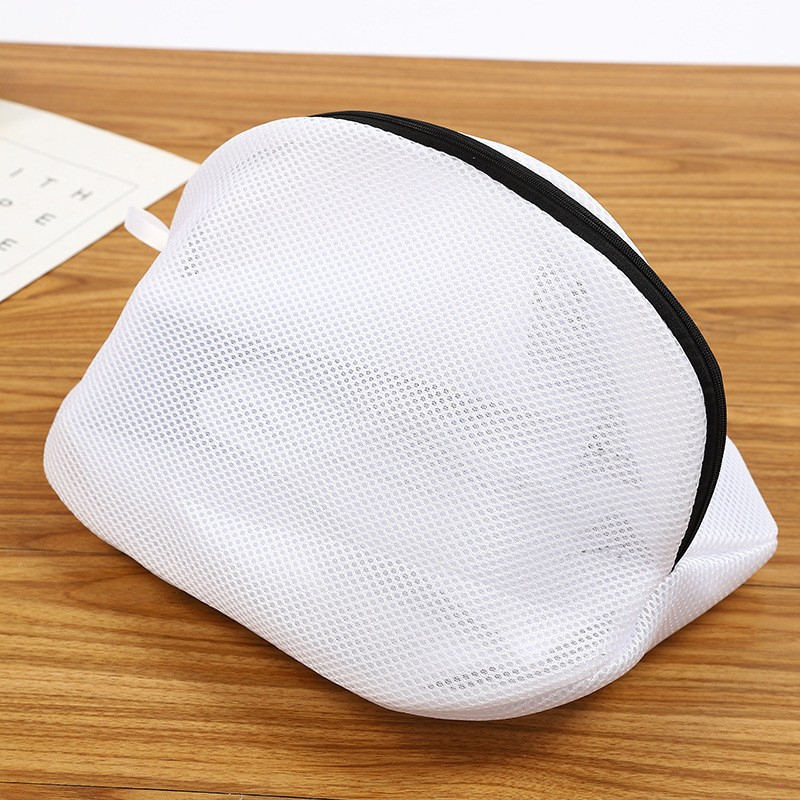 Sac pentru spalare si uscare incaltaminte compatibil cu masina de spalat, material rezistent, 42 x 24 x 24 cm, alb [7]