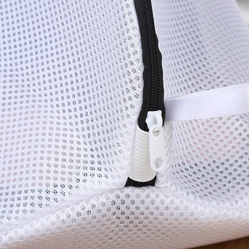 Sac pentru spalare si uscare incaltaminte compatibil cu masina de spalat, material rezistent, 42 x 24 x 24 cm, alb [6]