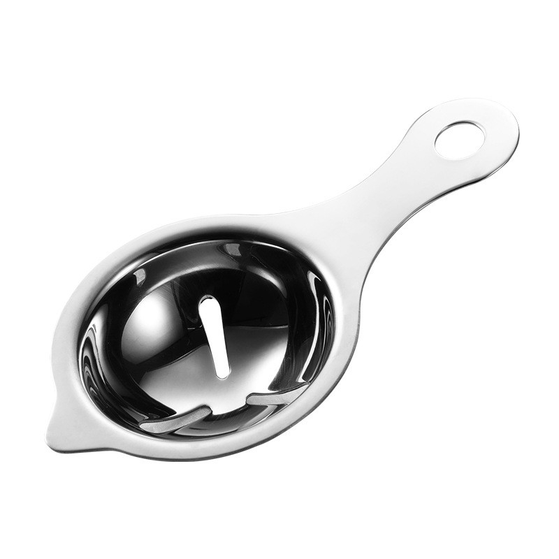 Separator de oua, separa albusul de galbenus, inox, usor de folosit, 14x7.5 cm, argintiu [3]