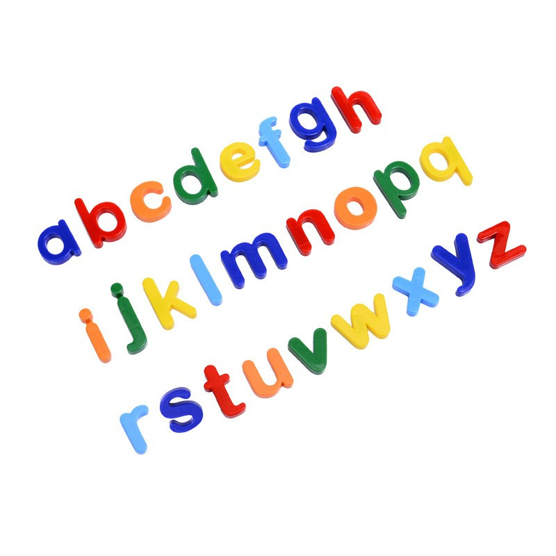 Set 26 litere, magnetice, pentru frigider, din plastic, +3 ani, 13 x 18 x 14 cm, multicolor [7]