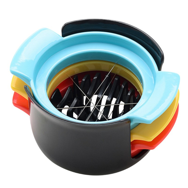 Set feliator 3 in 1 multifunctional  feliatoare pentru oua/fructe, pp/otel inoxidabil, multicolor, 9 x 10.5 x 5.5 cm [1]