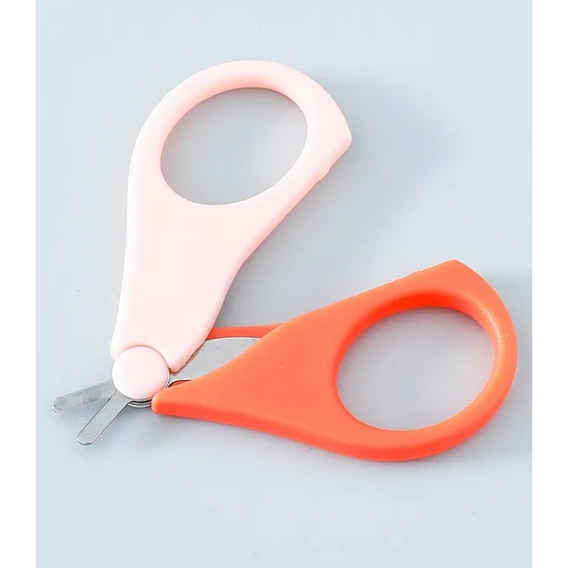 Set ingrijire unghii pentru bebelusi, cutie de depozitare in forma de ursulet, 10 x 9.5 cm, roz [5]