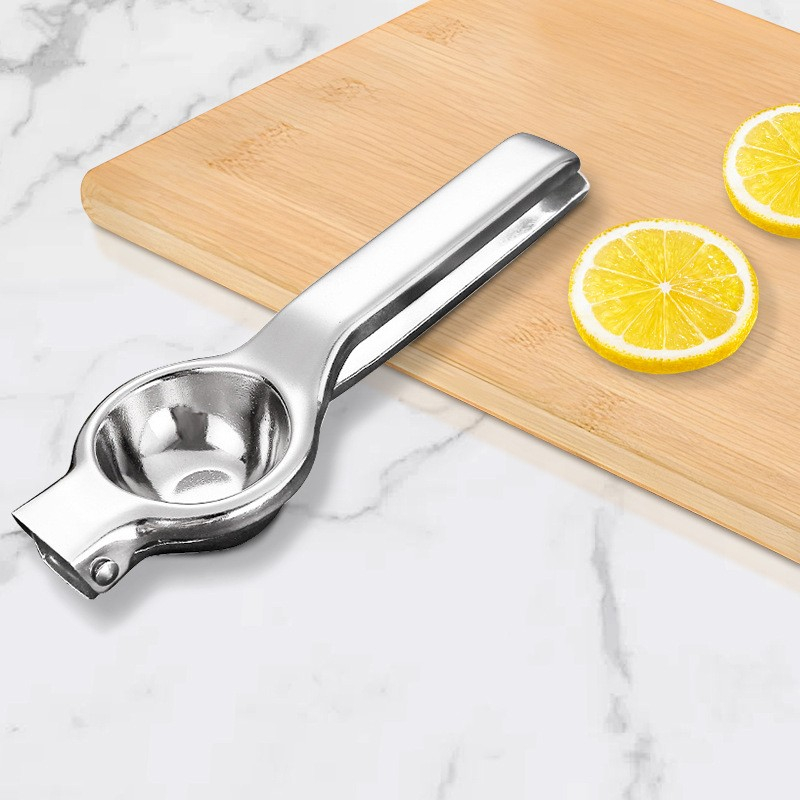 Storcator de citrice manual, storcator de fructe moi, rezistent, usor de folosit si depozitat, durabil, calitativ, 20.5 x 7cm, inox, argintiu [2]