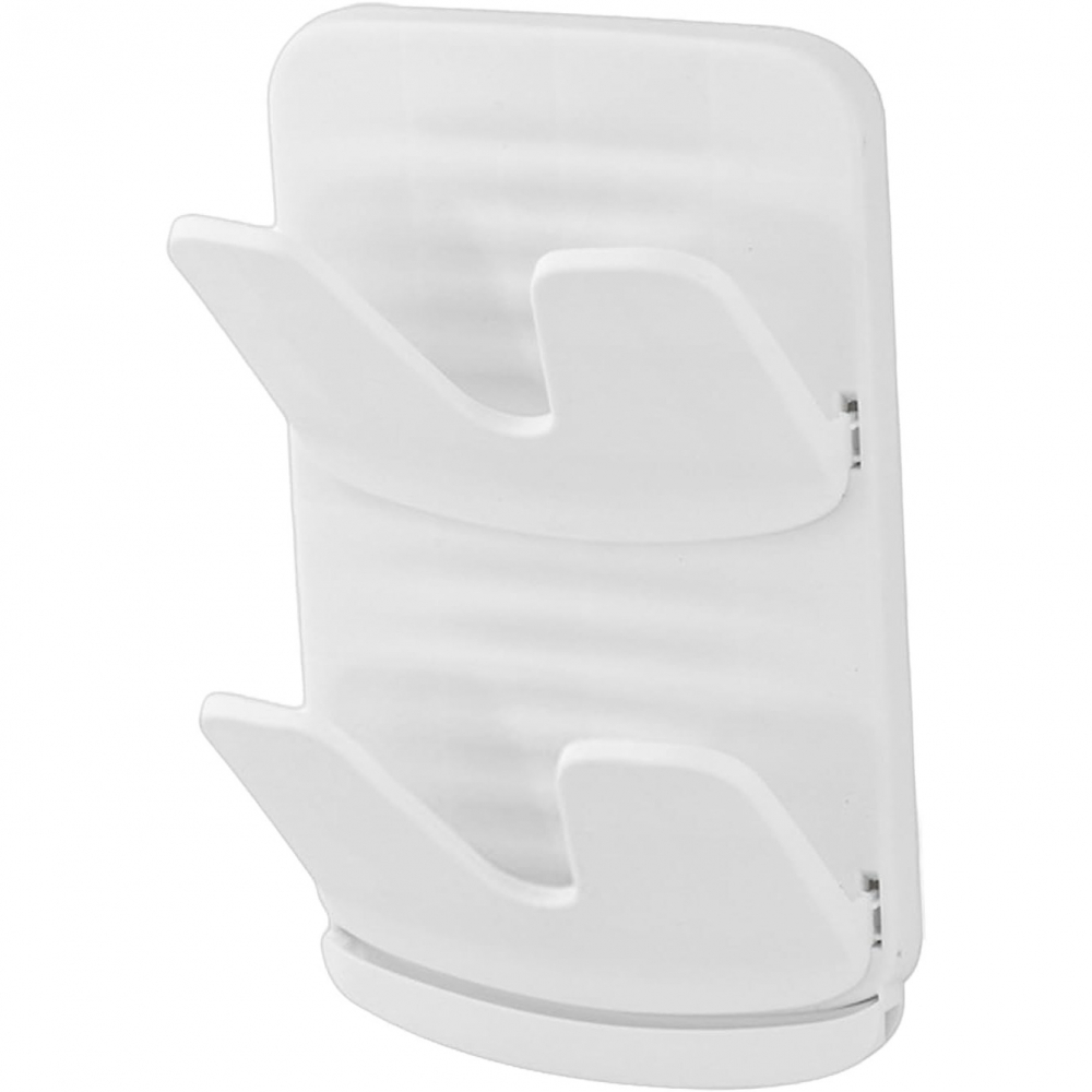Suport de bucatarie, pentru capace/tocatoare, din plastic, colectare apa scursa, montare fara perfoarare, 33.3 x 20.7 x 3.5 cm, alb [2]