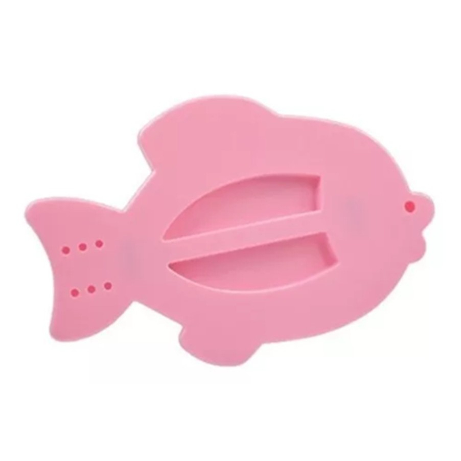 Termometru pentru baie, plutitor, rezistent la apa, multifunctional, model peste, 15.5x9.5x2 cm, roz [5]