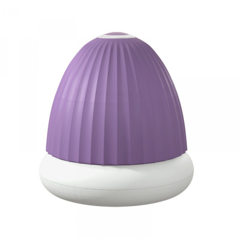 Aparat de scame 2 in 1, curatare haine si lampa de veghe, 3 trepte, incarcare tip c, 4 w, 9 x 10 cm, mov [0]