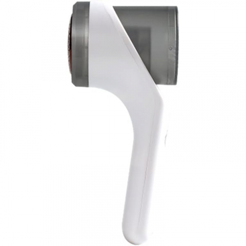 Aparat scame si par haine, electric, usb inclus, periuta curatare, pentru diferite tesaturi, 3 trepte, 20.5 x 8.8 x 7 cm, alb [0]