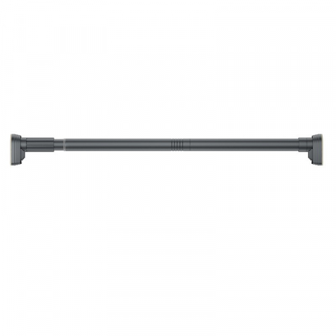Accesorii ingrijire casa - Bara telescopica multifunctionala, din otel inoxidabil si abs, utilizare universala, extensie 220 - 240 cm, fara perforare perete, gri