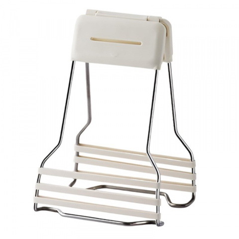 Organizatoare si accesorii pentru bucatarie - Clema pentru boluri, anti-alunecare, din silicon, de uz casnic, rezistent la temperaturi inalte, 17.6x11.5x5.15cm, gri